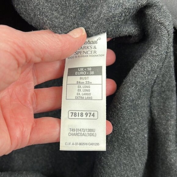 SOLD St. Michael by Marks & Spencer Lined Trench  Coat - Picture 9 of 11